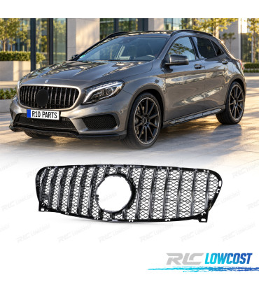 GRIGLIA MERCEDES GLA X156 13-16 LOOK GT NERO LUCIDO CROMATO