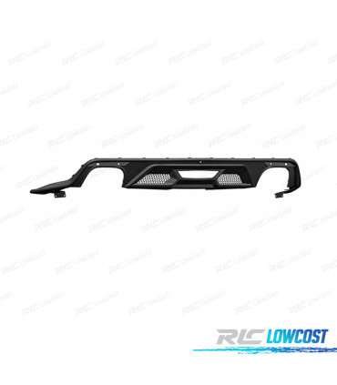 DIFFUSORE FORD MUSTANG 15-17 LOOK GT500 DOPPIA USCITA