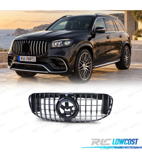 GRIGLIA MERCEDES GLS X167 20- LOOK GT NERO LUCIDO CROMATO