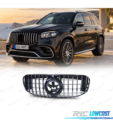 GRIGLIA MERCEDES GLS X167 20- LOOK GT NERO LUCIDO CROMATO