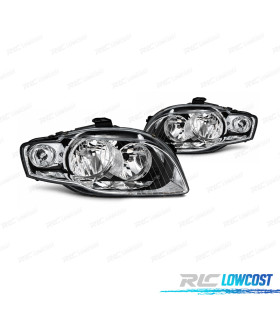 FARI AUDI A4 B7 04-07 CROMO