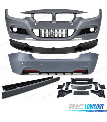 KIT CARROZZERIA BMW F30 LOOK M PERFORMANCE PDC USCITA DOPPIA