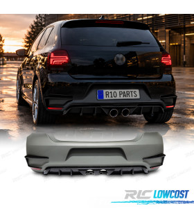 PARAURTI POSTERIORE VOLKSWAGEN VW POLO 6R 6C 09-17 LOOK R400