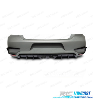 PARAURTI POSTERIORE VOLKSWAGEN VW POLO 6R 6C 09-17 LOOK R400