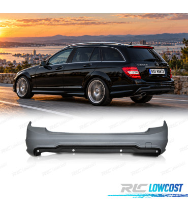 PARAURTI POSTERIORE MERCEDES S204 11-14 LOOK AMG PDC