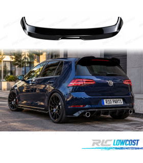 SPOILER VOLKSWAGEN VW GOLF 7 7.5 R-LINE LOOK EVO1 SPORT NERO LUCIDO
