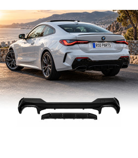 DIFFUSORE BMW G22 G23 20-24 LOOK M 440i NERO LUCIDO