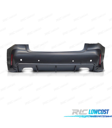 PARAURTI POSTERIORE BMW G20 19-22 LOOK M PERFORMANCE PDC DOPPIA USCITA