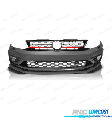 PARAURTI ANTERIORE VOLKSWAGEN VW JETTA 14-18 LOOK GLI PDC SRA + FENDINEBBIA
