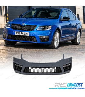 PARAURTI ANTERIORE SKODA OCTAVIA 17-20 LOOK RS PDC SRA + FENDINEBBIA