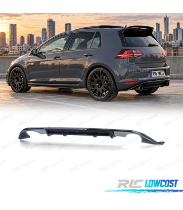 DIFFUSORE VOLKSWAGEN VW GOLF 7 GTI 13-17 NERO LUCIDO