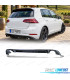 DIFFUSORE VOLKSWAGEN VW GOLF 7.5 GTI 17-21 NERO LUCIDO