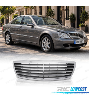 GRIGLIA MERCEDES W220 02-05 LOOK AMG CROMATO CARBONIO