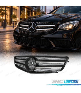 GRIGLIA MERCEDES W204 07-14 LOOK AMG NERO CROMATO