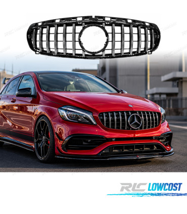 GRIGLIA MERCEDES CLASSE A W176 A45 12-15 CROMO NERO GTR PANAMERICANA