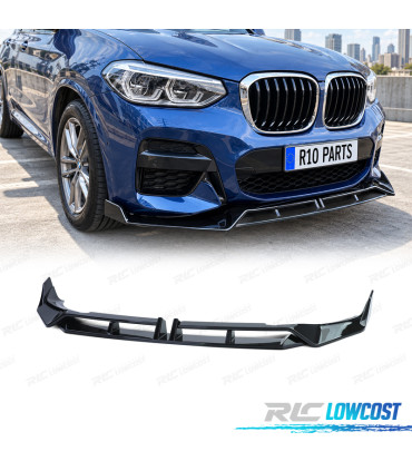 SPOILER LIP BMW X3 G01 21-24 LOOK M PERFORMANCE NERO LUCIDO