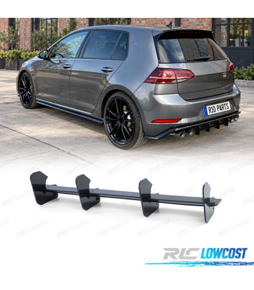 DIFFUSORE AGGIUNTIVO VOLKSWAGEN VW GOLF 7.5 R 17-21