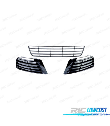 GRIGLIE INFERIORI VOLKSWAGEN VW GOLF 6 R20 NERO LUCIDO