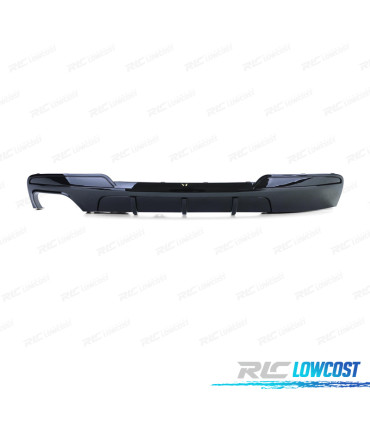 DIFFUSORE BMW F10 F11 LOOK M PERFORMANCE NERO LUCIDO