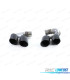 TERMINALI DI SCARICO BMW X5 G05 X6 G06 X7 G07 40i LOOK M NERO LUCIDO