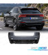 PARAURTI POSTERIORE AUDI Q8 18-23 LOOK RSQ8 NERO LUCIDO