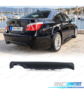 DIFFUSORE BMW E60 E61 LOOK M NERO LUCIDO