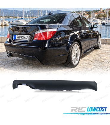 DIFFUSORE BMW E60 E61 LOOK M NERO LUCIDO