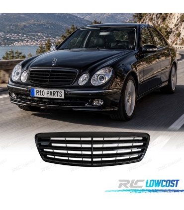 GRIGLIA MERCEDES CLASSE E W211 02-06 LOOK AMG NERA