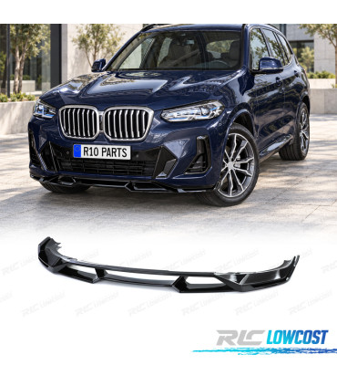 SPOILER LIP BMW X3 G01 21-24 LOOK M PERFORMANCE NERO LUCIDO