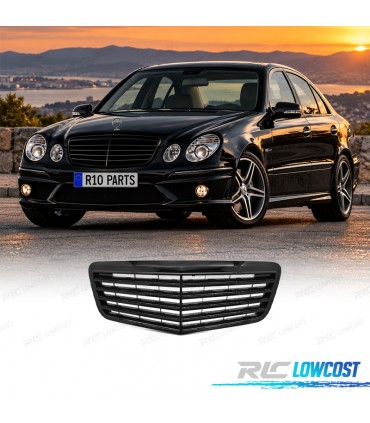 GRIGLIA MERCEDES CLASSE E W211 06-09 LOOK AMG NERA