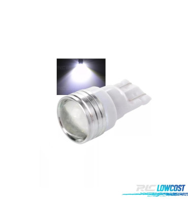 LAMPADA LED T10 CON LENTE DI INGRANDIMENTO