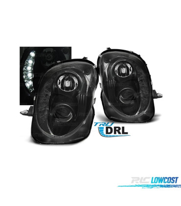 FARI ALFA ROMEO MITO 08- LUCE DIURNA REALE FONDO NERO