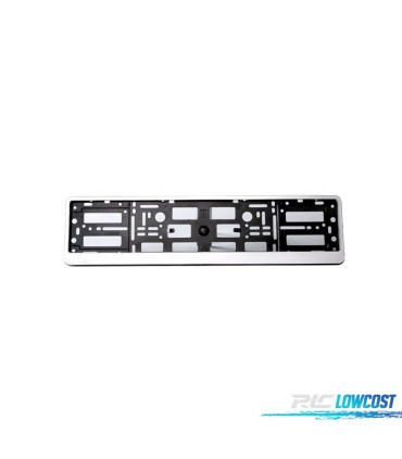 PORTATARGA IN ACCIAIO INOX