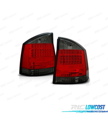 FANALI PER OPEL VECTRA 02-08 COLORE ROSSO AFFUMICATO LED