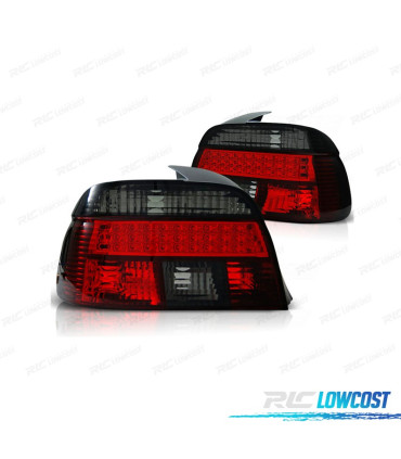 FANALI BMW E39 00-03 LED ROSSO NERO