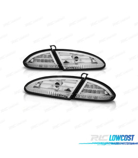 FANALI SEAT LEON 1P 04-09 LED FONDO CROMATO