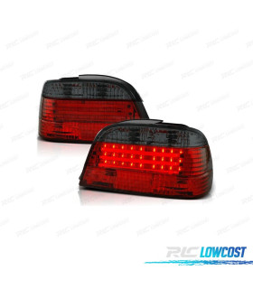 FANALI BMW SERIE 7 E38 94-01 LED ROSSO NERO