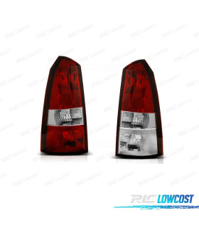 FANALI FORD FOCUS SW 98-04 ROSSO BIANCO