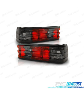 FANALI MERCEDES 190 W201 82-93 ROSSO AFFUMICATO