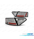 FANALI AUDI A5 07-11 LIGHT BAR FONDO CROMATO