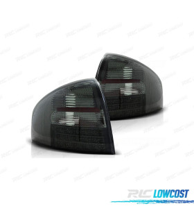 FANALI AUDI A6 4B 97-04 LED FONDO CROMATO AFFUMICATO