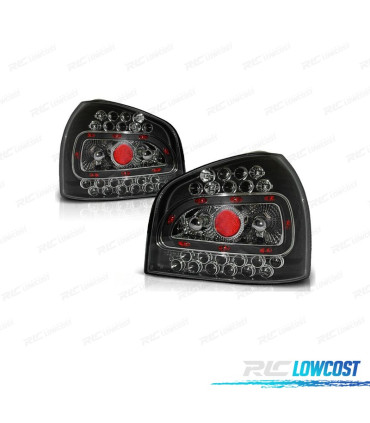 FANALI AUDI A3 96-00 LED NERO