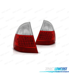FANALI BMW E46 TOURING 98-05 LED ROSSO CROMATO