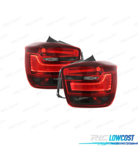 FANALI BMW SERIE 1 F20 21 11- COLORE ROSSO NERO LED