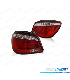 FANALI BMW E60 03-07 LED ROSSO CROMATO