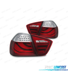 FANALI BMW E90 05-08 LED ROSSO CROMATO