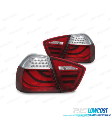 FANALI BMW E90 05-08 LED ROSSO CROMATO