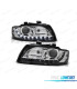 FARI AUDI A4 B6 00-04 LUCE DIURNA SFONDO NERO