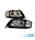 FARI XENON AUDI A6 4B 97-01 ANGEL EYES FONDO NERO