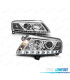 FARI XENON AUDI A6 4F 04-08 DRL LUCE DIURNA REALE FONDO CROMATO
